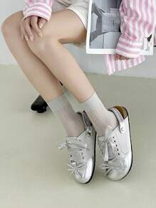 1/3/6双薄款女士中长袜。透气袜子。透明长筒袜。纯色女士袜子，秋季 - 彩色 - 查看 7