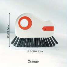 2-In-1 Window Slot Cleaning Brush - Detachable Door & Window Sill Brush, Glass Corner Cleaner And Plastic Window Frame Crevice Cleaning Tool - Multicolor - View 5