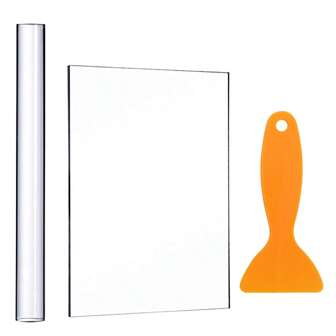 1pc/3pcs Acrylic Clay Roller/Acrylic Board/Backing Board Rubber Clay Tools For Making Super Light Clay Handmade DIY Craft