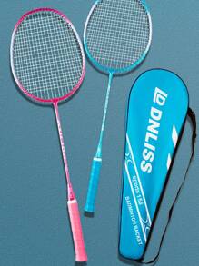 2pcs Alloy Iron Badminton Racket Adult Training Set Split Style Badminton Racket Training Badminton Racket Home Outfit Student Training - Multicolor - View 9