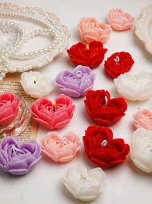 8pcs/4pcs Ombre Color Long Taper Candles (Size: 0.86in*9.84in) / 1pc New Gradient Heart-Shaped Candle, Long Burning Time, Smokeless And Odorless, European Style Decorative Candle, Suitable For Home Living Room/Kitchen/Dining Room/Bedroom, Outdoor/Wedding Candle Decorations, Decorative Candle/Birthday Candle/Best Friend Gifts/Christmas Taper Candle/Party Decorations/Mother's Day/Father's Day, Wedding Decor, Pink Candles - Multicolor - View 7