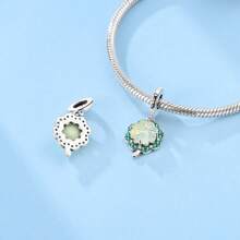 925 Sterling Silver Sunflower And Morning Glory Charm Tulip Daisy Charm Four Leaf Clover Charm Rose Charm Flower Charm Suitable For Women Bracelet Necklace DIY Jewelry Making Charm And Daily Clothing Matching Jewelry Decoration Suitable For Girls