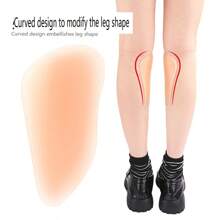 硅胶直腿粘性大腿防擦护具、大腿内侧防擦伤胶带、自粘式 X-O 腿部矫正垫、隐形腿部塑形