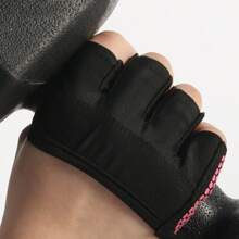 1 Paio di guanti fitness con quattro dita per donna, guanti traspiranti, sottili, antiscivolo e resistenti all'usura, adatti per yoga aereo, pilates, allenamento con i pesi, guanti senza dita unisex per palestra, accessori per palestra, sport, casa, esercizio, guanti da donna per palestra, guanti da boxe, guanti da palestra, guanti da uomo per palestra