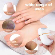 (3 en 1) Nuevo Pulidor Eléctrico de Pies. Removedor de Callosidades Eléctrico Recargable, Limas de Pies a Prueba de Agua y Herramienta de Pedicura para Piel Agrietada y Muerta, Juego de Pedicura Profesional para Piel Seca, Muerta, Agrietada y Dura. El producto es pequeño y fácil de transportar, es un regalo apropiado para vacaciones para familia y amigos, ¡chicas!