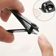 3pcs Set Matte Black Stainless Steel Nail Clippers - For Fingernails, Toenails And Ingrown Nails - Heavy Duty Nail Clippers, Manicure Tools, Pedicure Accessories, Suitable For Men And Women - Precision Design