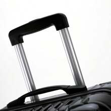 Candy-Colored 20" Suitcase Zipper Password Box Multidirectional Rolling Luggage, 29" Large Capacity Student Password Box Portable Suitcase For School, Travel, Trips Bag For School School Accessories School Stuff - Black - View 11