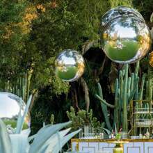 3 个 32 英寸大型 4D 铝箔气球，适用于节日装饰、周年纪念装饰、生日装饰、时尚派对装饰，[32icnh] - 彩色 - 查看 5