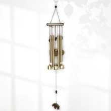 1 Campana de viento para exteriores con 8 tubos de aleación de aluminio y 4 campanas, campana de viento memorial para exteriores, decoración navideña, decoración de fiesta, decoración del hogar y de la tienda, adecuada para jardines exteriores y espacios memoriales Decoración de ramas, decoración del hogar, decoración de habitaciones, decoración de paredes.