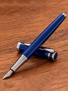 [定制] 1 支优质优雅定制钢笔，带雕刻笔杆，0.5 毫米细笔尖，书写流畅，可填充墨盒，包含 30 个 2.6 毫米直径墨盒，适合日常写作/书法使用，是情人节、圣诞节、父亲节、教师节、感恩节返校的个性化礼物 - 彩色 - 查看 28