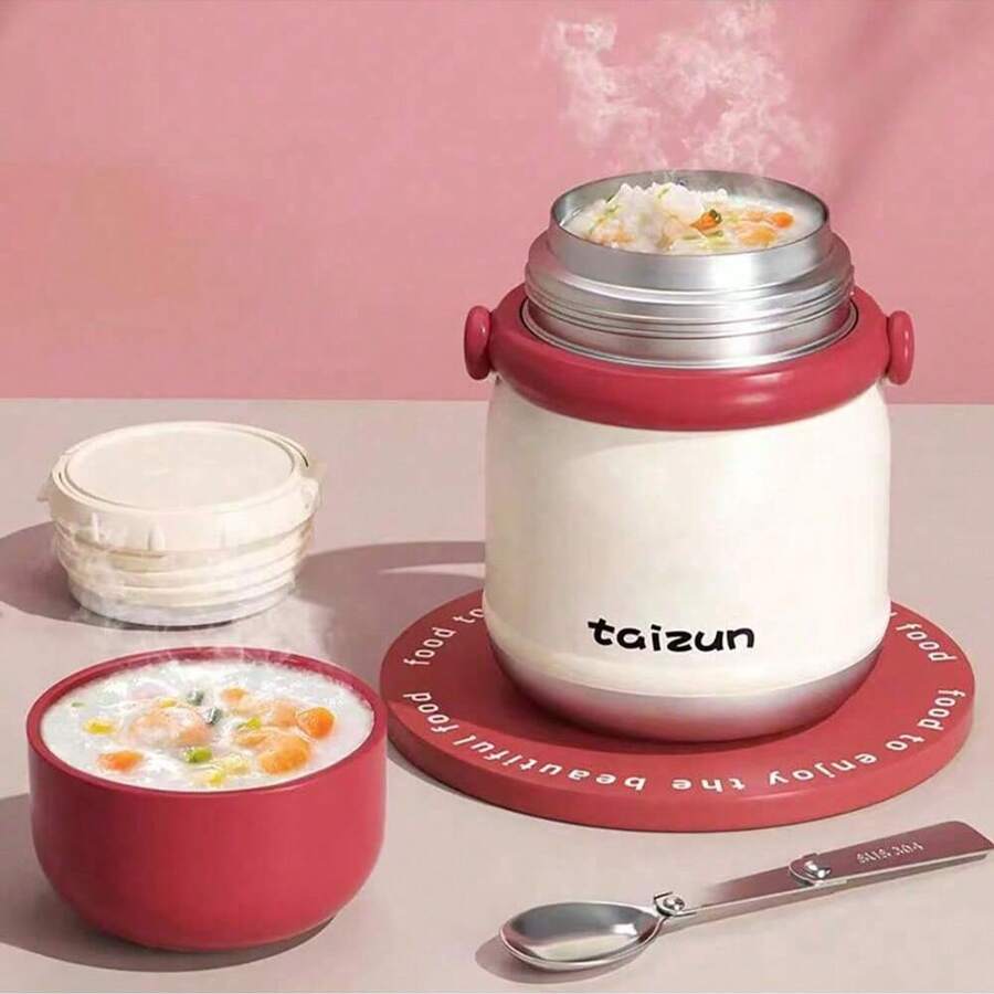 27 盎司不锈钢真空保温食品罐，防漏广口食品容器，适用于热餐或冷餐 - 彩色 - 查看 1