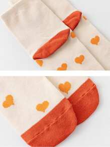 1 Pair/5 Pairs/10 Pairs/15 Pairs Multi-Color New Cute Puppy Cat Heart Dot Breathable Fashion Mid-Calf Short Socks, Suitable For Everyday Wear - Multicolor - View 10