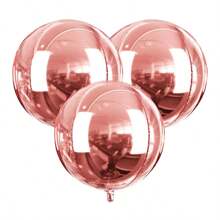 3 个 32 英寸大型 4D 铝箔气球，适用于节日装饰、周年纪念装饰、生日装饰、时尚派对装饰，[32icnh] - 彩色 - 查看 4