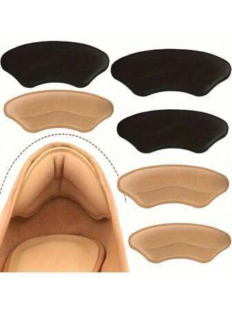 2 st hälskydd för för stora skor Självhäftande hälskydd Hälinlägg Förbättrar skopassformen och komforten Förhindrar hälhalka och blåsor