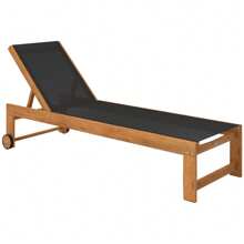 Outsunny Patio Lounge Chair & Swing Chair - 黑色 - 查看 2