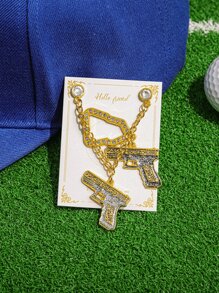 Golf Hat Clips, Creative And Fashionable Multiple Hat Clips, Minimalist Metal Pins, Fun Decorative Pins, Golf Hat Badges, Baseball Cap Decorations, Gifts For Friends. - Multicolor - View 16