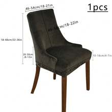 1pc Solid Color Velvet Stretch Armchair Slipcover, Modern Minimalist Dust-Proof, Stain-Resistant Recliner Chair Cover, Suitable For Living Room, Study, Dining Room, Home, Bedroom Decor, All Seasons - Multicolor - View 15