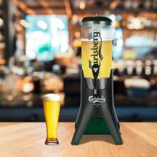 3L Bar Beer Tap Dispenser With Ice Tube Beverage & Juice Dispenser Tower - Dark Green - View 5