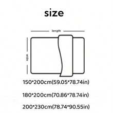 1 件轻质被子，现代聚酯纤维双层纱布泡泡被，夏季降温被子，可机洗，适用于客厅、居家、学生宿舍，单人/双人尺寸 - 淡綠 - 查看 2