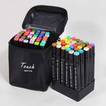 [12/24/30/36/40/48/60/80/100/120/168/204/262] colores Bolígrafos de marcador metálico Touchhero, colores vibrantes, punta fina - Multifuncional para pintar piedras, arte, vidrio y manualidades de regreso a la escuela