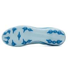 Nike 男士足球鞋，冰川蓝 AG 鞋钉，ZM SUPERFLY 10 ACADEMY AG 足球鞋，适用于比赛和训练，FQ8329-400 - 冰川藍/黑 - 查看 3