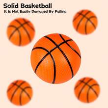 沐浴玩具，儿童浴缸篮球架，男孩和女孩，配有 3 个软球、绑带和强力吸盘儿童篮球架，浴缸投篮游戏，室内室外泳池迷你篮球架 - 藍色 - 查看 9