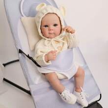 Bambole Reborn Bambina 18 Pollici Bambola Reborn Fatta a Mano Reborn Babies Lavabile Morbido Corpo in Vinile Sembra e si sente come un vero bambino realistico - Multicolore - Visualizzare 6