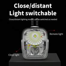 TOSUOD Bicycle Taillight, 1000 Lumens High Brightness Rear Light For Night Riding, Rear Mounted Design - Black - Multicolor - View 5