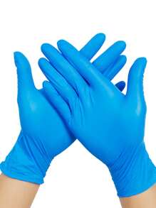 100/50/30/10pcs Prune Disposable Nitrile Gloves, Waterproof, Oil-Proof, Thick, Suitable For Kitchen, Beauty, Household, Suppliers For Kitchen, Bathroom, Home Cleaning, Household Products