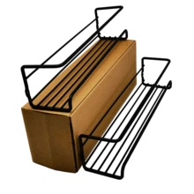 Bottlemccormick Tins Rack-Perforation-Free Wrought Iron Kitchen Corrosion Resistant Food And Beverage Storage Racks