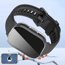 钢化玻璃 + PC 外壳适用于小米 Redmi Watch 5 Active/Lite 保护套软 TPU 屏幕保护膜手表壳适用于 Redmi Watch 5 外壳