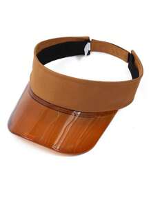 Casquette de baseball à bord transparent, chapeau léger de protection solaire casual, visière mode et polyvalente coupe-vent, convient pour le printemps et l'été