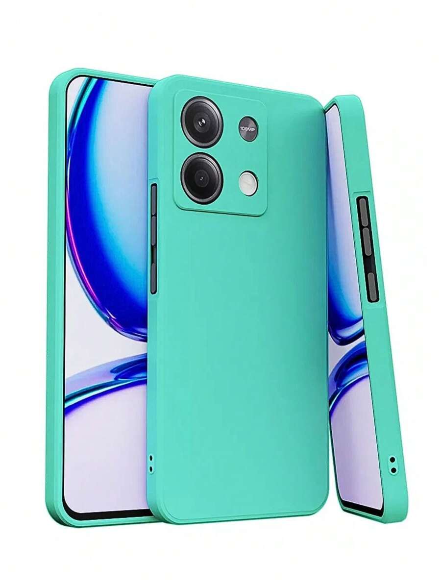 MJ Capas - Velvety Silicone Cell Phone Case For Moto G15 - 薄荷綠 - 查看 1