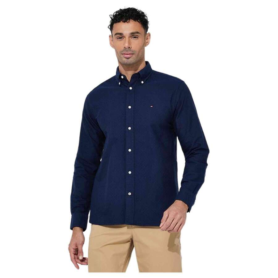 Tommy Hilfiger Koszula   dla Mężczyzna w kolorze Niebieski ✅ Dostawa w ciągu 3-5 dni