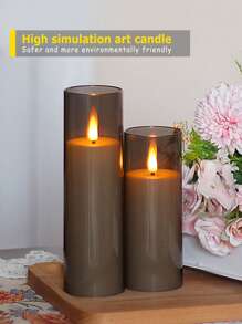 5pcs Flameless Candle Lights With Timer Remote Control, Battery Operated LED Candle Lamps, Decorative Lights For Home, Bedroom, Wedding, Proposal, Christmas, Halloween, Parties Gifts Birthday Graduation