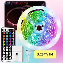 NBBUFF 3.28ft-98.4ft LED Strip Lights For Bedroom Room,With 44Key Remote, Flexible Use,Adjustable Color Flashing Speed,6 DIY Modes,Very Easy To Install,For Ceiling, Party Atmosphere Lights ,Festive Atmosphere Lights,Holiday Gifts