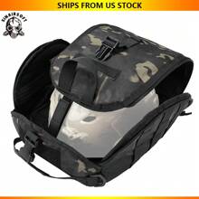 SINAIRSOFT Tactical Helmet Bag,Molle Helmet Bag Pack,Padded Storage Bag For Carrying Airsoft Fast Motorcycle MICH Helmet