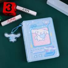 Sanrio 40 Sheets/Book (With Pendant) Sanrio Ins Cute Pompompurin & Kuromi 1-Grid Photo Album, High Quality Idol Photo Collection Book, 3 Inch For,Back To School,School Supplies