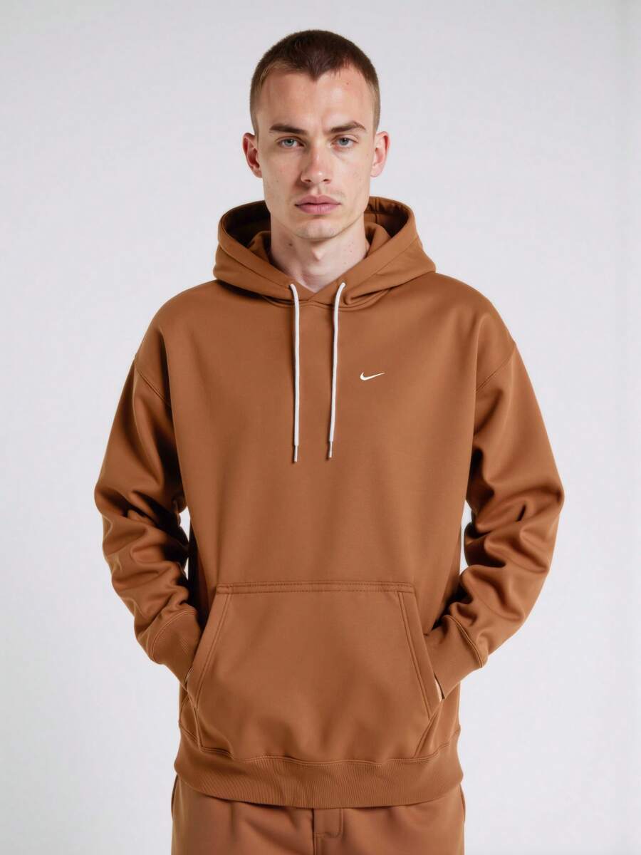 Nike Solo Swoosh - Ale Brown/White - View 1