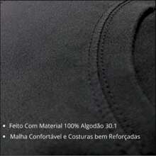Camiseta Unissex Estampa Cristã YHWH Ele É Aquele Que É Camisa Adulto e Infantil 100% Algodão 30.1 - Preto - Visão 2