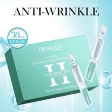 30 件/盒视黄醇安瓿精华液/透明质酸保湿/维生素 C 美白女士所有皮肤日常面部紧致精华液，抚平皱纹，便携旅行必备 - 白色 - 查看 1