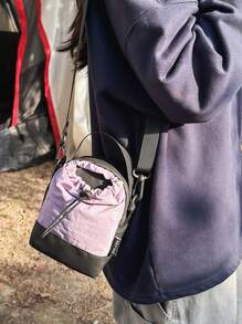 2025 New Commuter Backpack, Large Capacity, College Style, Multifunctional Messenger Bag (No Strap Included), Water Bottle Pocket, Outdoor Camping, Unisex, Shoulder Bag, Fashion Casual, Business, Gift, Water-Resistant Fabric, Travel Chest Bag, Gym Bag, Summer Sports Bag, Durable, Foldable, Expandable, Multipurpose, Zipper, Business Trip, Travel Holiday - Multicolor - View 11