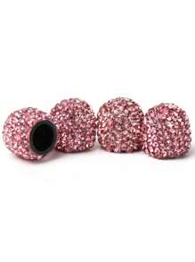 Diamond-Studded Tire Valve Stem Caps, Creative Diamond Tire Valve Stem Caps, Modified Tire Valve Stem Caps - Multicolor - View 9