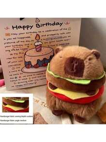 1pc/Set Capybara Plush Doll - Capybara Stuffed Animal - Doll Gift - Birthday Gift - Perfect Gift - Valentine's Day Gift - Holiday Gift - Easter Gift - April Fools' Day Gift - Halloween Gift - Christmas Gift (With Or Without Tag, Tag Position Random)