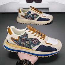 Men's New Casual Sports Shoes, Low-Top, Non-Slip, Chunky Sneakers, Thick Sole, Running Shoes