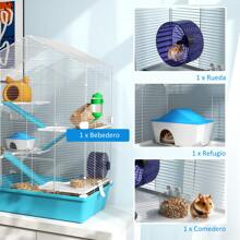 PawHut Small Animal Cages & Houses - 藍色 - 查看 3
