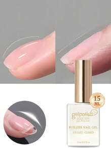 15ML Clear Building Nail Gel Nail Polish For Strengthener Gel Extension Gel Base Coat In A Bottle Soak Off Uv Led Gel Nail Extension