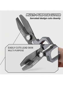 Tijeras de pesca de aluminio de alto rendimiento para cortes precisos, tijeras de aluminio portátiles para pesca, campamento y aventuras al aire libre, tijeras de pesca de aluminio compactas - perfectas para pescadores, actualiza tu equipo de pesca con nuestras tijeras de aluminio - ¡20% de descuento hoy!