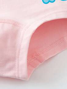 mini bala 女童柔軟平角短褲，透氣舒適，無捆綁5包