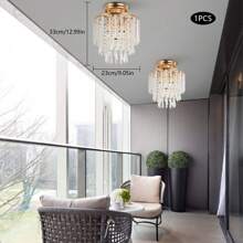 HYYKJ-US Modern Chandelier Crystal Light, Crystal Ceiling Light, 3 Levels Crystal Raindrop Chandelier - 1 - View 2